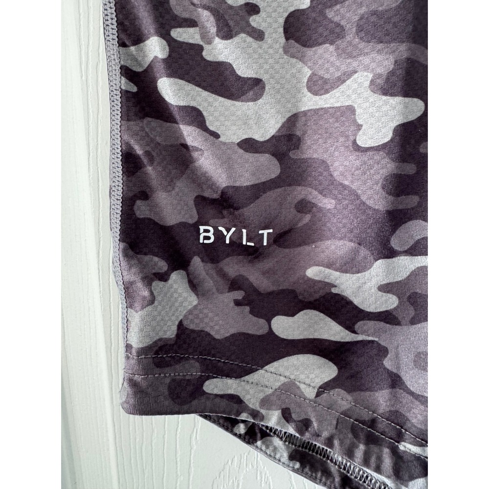 Bylt Camo Short Sleeve Gray Basic Layer Shirt - image 4